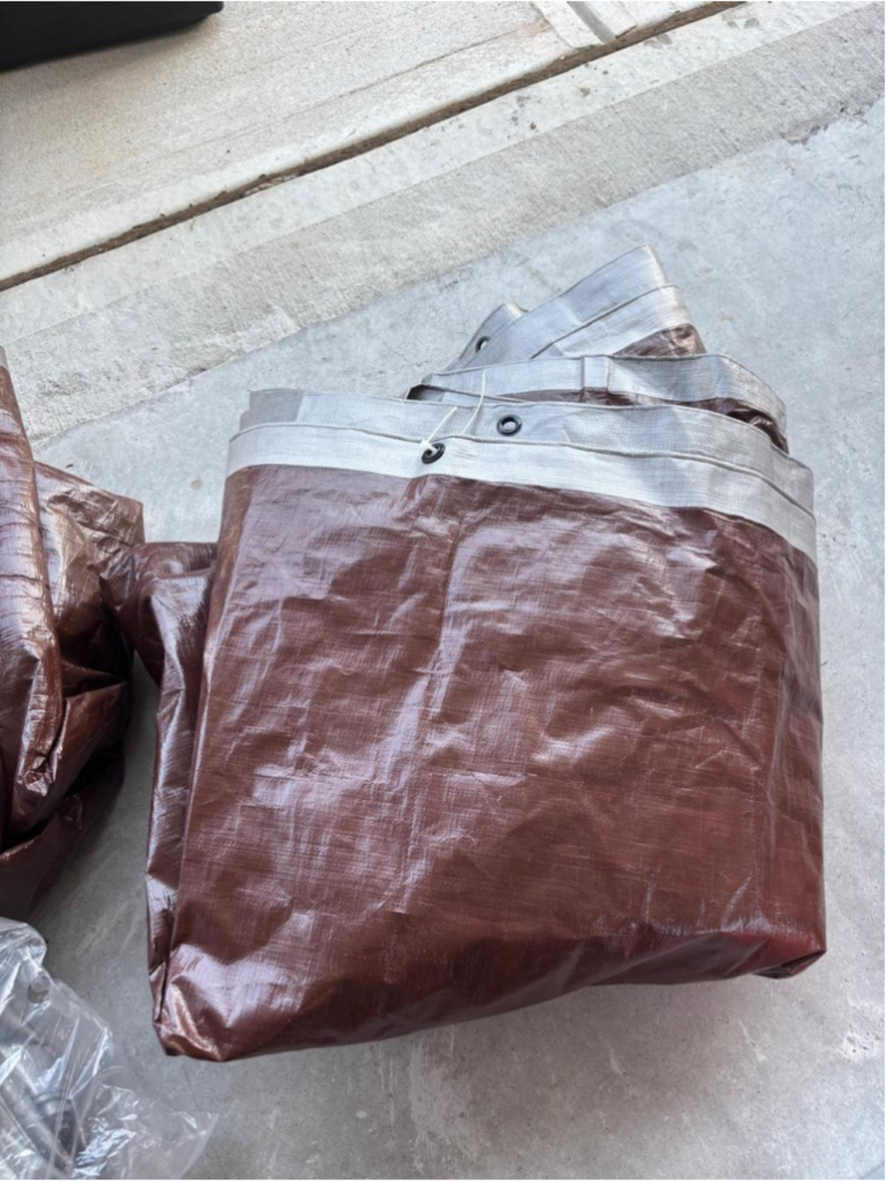 Ozark Trail 12x24 Heavy Duty Tarp 10 Mil Silver/Brown Outdoor Camping #z15